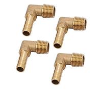 4 Unids G1 4 8Mm Manguera Barb Accesorio De Conexión Codo Rosca Macho Adaptador Para Manguera Tubo De Agua Aire