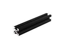 4 unids/lote negro 2020 V-ranura perfil de aluminio anodizado extrusión 100mm-800mm carril lineal for impresora 3D CNC(V-300mm)