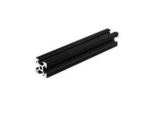 4 unids/lote negro 2020 V-ranura perfil de aluminio anodizado extrusión 100mm-800mm carril lineal for impresora 3D CNC(V-300mm)
