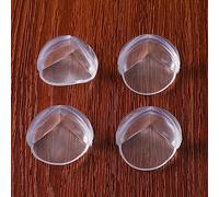 4 unids/lote pelota de goma transparente en forma de L bebé seguridad esquina silicona escritorio mesa G2C3 guardias borde protector corne niños claro suave