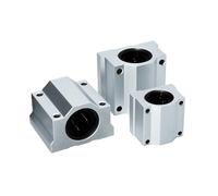 4 unids/lote SCS8UU SCS6UU SCS10UU SCS12UU SCS16UU SCS8LUU SCS10LUU SCS20UU bloque de rodamiento de bolas lineal(SCS16LUU)