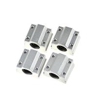 4 unids/lote SCS8UU SCS6UU SCS10UU SCS12UU SCS8LUU SCS10LUU SCS16UU 8mm bloque de rodamiento lineal enrutador piezas de impresora 3D(SCS10UU)