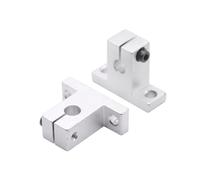 4 unids/lote SK8 SK10 SK12 SK16 SK20 SK25 SK30 SK35 8mm rodamiento lineal eje soporte mesa enrutador pieza de impresora 3D(SK35)