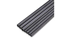 4 unids/lote tubo de fibra de carbono longitud 500mm diámetro exterior 4mm 5mm 6mm 7mm 8mm 9mm for Dron modelo RC tubo redondo de fibra de carbono(5x4 Twill Matte)