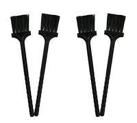 4 unids multifuncional cocina cepillo de afeitar cuchillo de limpieza cepillo teclado negro nylon plástico cepillo pequeño para molienda