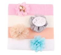 4 unids niños diadema tela diadema adornos para el cabello para niñas pequeñas evento de vestir y uso diario