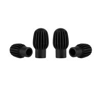 4 Unids/pack Tapas Baquetas Silicona Mangas Tambor Protector Cabeza Tapas Protectoras Silenciosas Para Ejercicio Tambor