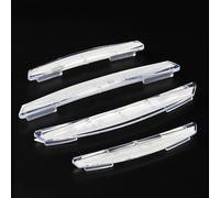 4 unids puerta de coche para borde anti-colisión protector de arañazos tira de protección de carrocería de vehículo PVC Trim Guard Set