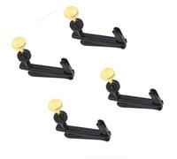 4 unids/set 4/4 1/2 afinador fino de violín ajustador de Metal herramientas de afinación de música piezas y accesorios violín (Color : 1-2 Black)
