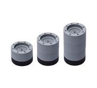 4 Unids/set Almohadillas Antivibración For Los Pies Alfombrilla De Goma Antideslizante Universal Silenciosa Lavadora Soporte For Refrigerador Amortiguadores Soporte For Lavadora(4pcs Height 3cm)