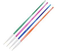 4 unids/set bolígrafos de pintura para uñas color mixto Nail Art dibujo pincel pintura bolígrafos rayas líneas LinerTratamiento duradero
