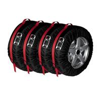 4 unids/set cubiertas de neumáticos para neumáticos de 32 de diámetro, bolsa de repuesto impermeable a prueba de polvo, cubierta de rueda de repuesto plegable con asa y bolsa de almacenamie