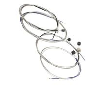 4 unids/set cuerdas de bajo doble cuerda de alambre de acero reemplazo de cuerdas centrales accesorios violín