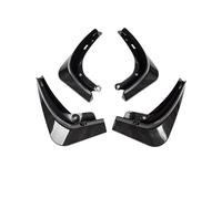 4 Unids/set Guardabarros Negro Mate Fibra Carbono ABS Modelo Energía Guardabarros De Coche Para Tesla Para Modelo Y VNRQJLSN(Fibra de carbon)