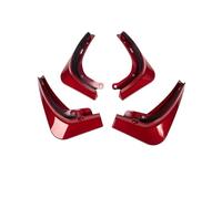 4 Unids/set Guardabarros Negro Mate Fibra Carbono ABS Modelo Energía Guardabarros De Coche Para Tesla Para Modelo Y VNRQJLSN(Red)