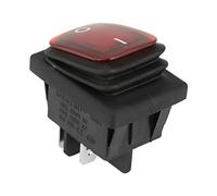 4 unids/set impermeable 4 pines 2 posiciones encendido-apagado rojo verde lámpara interruptor basculante indicador de luz interruptor tipo barco