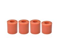 4 unids/set impresora 3D espaciador sólido de silicona columna de nivelación de cama caliente de alta temperatura for piezas de impresora 3d CR10/CR10S Ender3(Orange 1short 3long,5 Set)