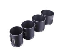 4 unids/set molde de pastel desmontable antiadherente forma redonda Compatible for hornear