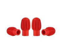 4 Unids/set Tambor Amortiguador Silencioso Baqueta Silents Punta De Práctica Percusiones Instrumentos Musicales Herramienta Protectora Parte Silenciosa