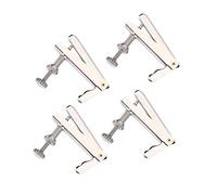 4 unids/set violonchelo cadena ajustadores de metal plata afinador fino instrumento musical piezas de repuesto para 3/4 4/4 violonchelo Ajustadores De Cuerda Violonchelo
