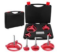 4 unids tubo escariador kit con 3 cuadrado carburo insertar 1-1/2in 2in 3in 4in desbarbado chaflán herramientas para PVC CPVC ABS PP PE