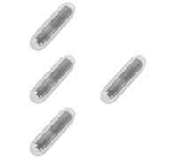 4 varillas agitadoras, agitador experimental para química, agitador magnético, placa agitadora, barra magnética, varilla de laboratorio, varillas agitadoras, rotor de PTFE, vidrio reutilizable