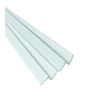 4 varillas planas de fibra de vidrio pultruida de 500 mm: material compuesto ligero for postes de cometas y más.(2x20x500mm)