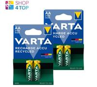 4 VARTA Recarga Reciclado Accu Aa batteries LR6 2100mAh Nimh Mignon 2BL 1.2V New
