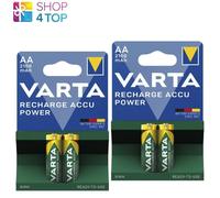 4 VARTA RECHARGE ACCU POWER AA BATTERIES LR6 2100mAh NiMH MIGNON 2BL 1.2V NUEVO
