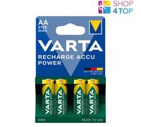 4 VARTA Recharge Batería Power Aa Hr6 Baterías 1.2V 2100Mah Nimh Aa Stilo Nuevo