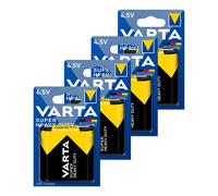 4 VARTA super heavy duty 3R12 Zinc-Carbono Batería 1BL 4.5V 2012 Exp 2026 Nuevo