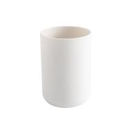 4 Vasos de plástico for baño, for Enjuague bucal, Taza Agua, for el hogar, Viajes, Color sólido, Soporte for Cepillo Dientes, vajilla para Viajes(White)