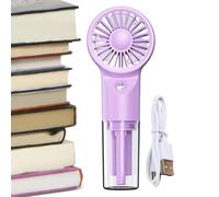 4 velocidades USB Rechargeable Handheld Mist Fan - Misting Fan - - - Household Electricity And Equipment for Summer Beach Camping College Home Car Park Kitchen