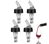 4 vertedores de botellas, dispensador de 20/30/40/50 ml, a prueba de fugas, dosificador de bar, dosificador de bebidas espirituosas precisas, ayuda para dosificar bebidas alcohólicas, botella de ayuda