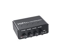 4 Way RCA Stereo Audio 1 in 4 Out L/R Jack Sound Channel RCA Audio Switcher Selector Splitter