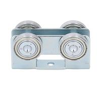 4 Wheel Trolley Assembly | 550lb Capacity Beam Roller for Sliding Doors/Curtains/Wardrobes | Oxidation - Resilient Alloy Steel with Noiseless Bearings