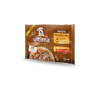 4 x 100 gr Ultima Fit & Delicious Adult Pollo y Buey Sobre en Salsa para perros - Multipack