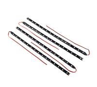 4 x 30 cm a prueba de agua 15 1210 SMD tira de luces LED flexible blanca DC 12V