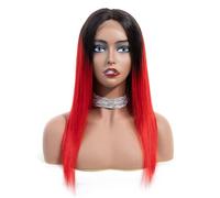 4 x 4 pelucas de encaje frontal transparente HD para usar y usar, sin pegamento, para mujeres negras, uso diario (22 pulgadas)