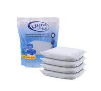 4 x 450 g pack de recarga para deshumidificador Ultra Fresh - Bolsa de recarga para deshumidificador de ambiente, paquete de recarga para deshumidificador de aire, gránulos blancos