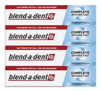 4 x 47 g blend-a-dent Original Super Crema antiadherente - Extra Fuerte - Complete