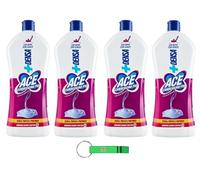 4 x ACE lejía Candeggina Più + DENSA Armonie Floreali - Detergente blanqueador para superficies y ropa 1 litro + llavero Beni Culinari gratis