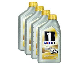4 x Aceite de motor Mobil 1 Fs 0 W - 40 1 L