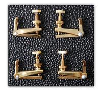 4 x Afinadores Precision Violín 1/2 (1/4) Soundman® Ajustadores para Cuerda de Violín 4/4 Barnizado
