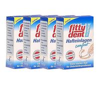 4 x almohadillas adhesivas FITTYDENT super adhesivas 15 unidades