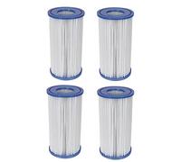 4 x Bestway cartucho de filtros Talla 3 para Quick Up Piscina filtro tinta 58012