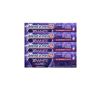 4 x blend-a-med 3DWhite Luxe Glamorous White pasta de dientes 75 ml