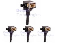 4 x bobina de encendido DELPHI para BMW 3 E30, 3 E36, 5 E34, 7 E32, 7 E38, 8