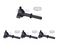 4 x bobina de encendido DELPHI para OPEL, VAUXHALL ASTRA K, KARL, VIVA