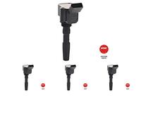 4 x bobina de encendido NGK para AUDI, CUPRA, SEAT, SKODA, VW A1, A1 City